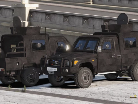 Land Cruiser Black Horse KJ6 2022 [Add-On / FiveM] V1.0