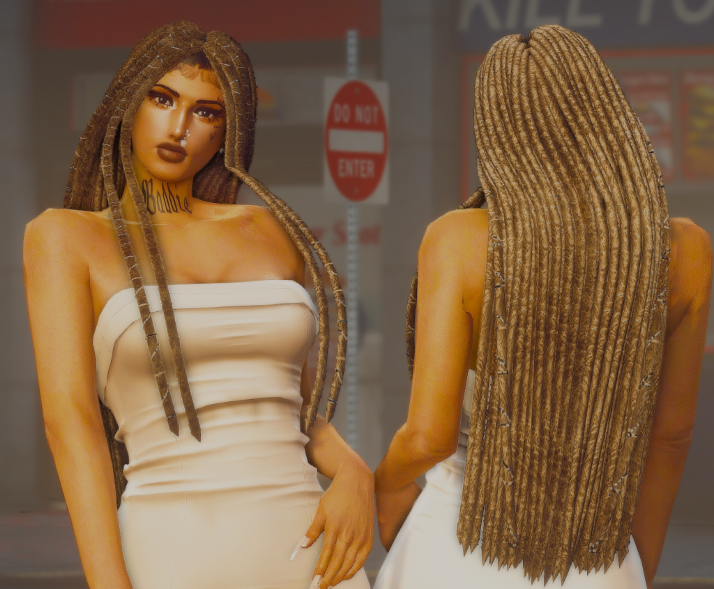 Long Locs For MP Female V0.1