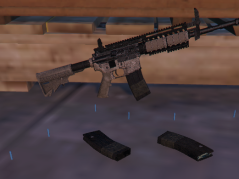 M4A1 From Call of Duty: Modern Warfare 2 Remastered V1.0