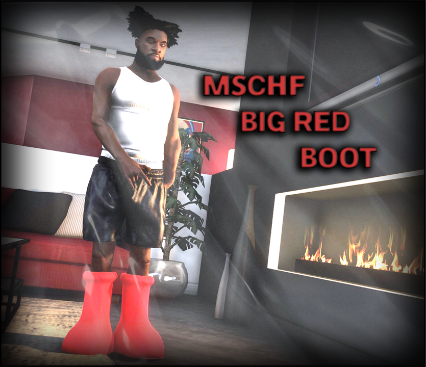 MSCHF Big Red Boot Red US10+azuolyno-m.lt