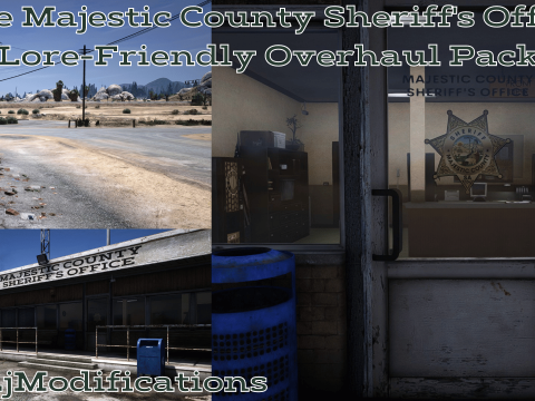 Majestic County Sheriff's Office Markings [FiveM Ready][Lore-Friendly] V1.0