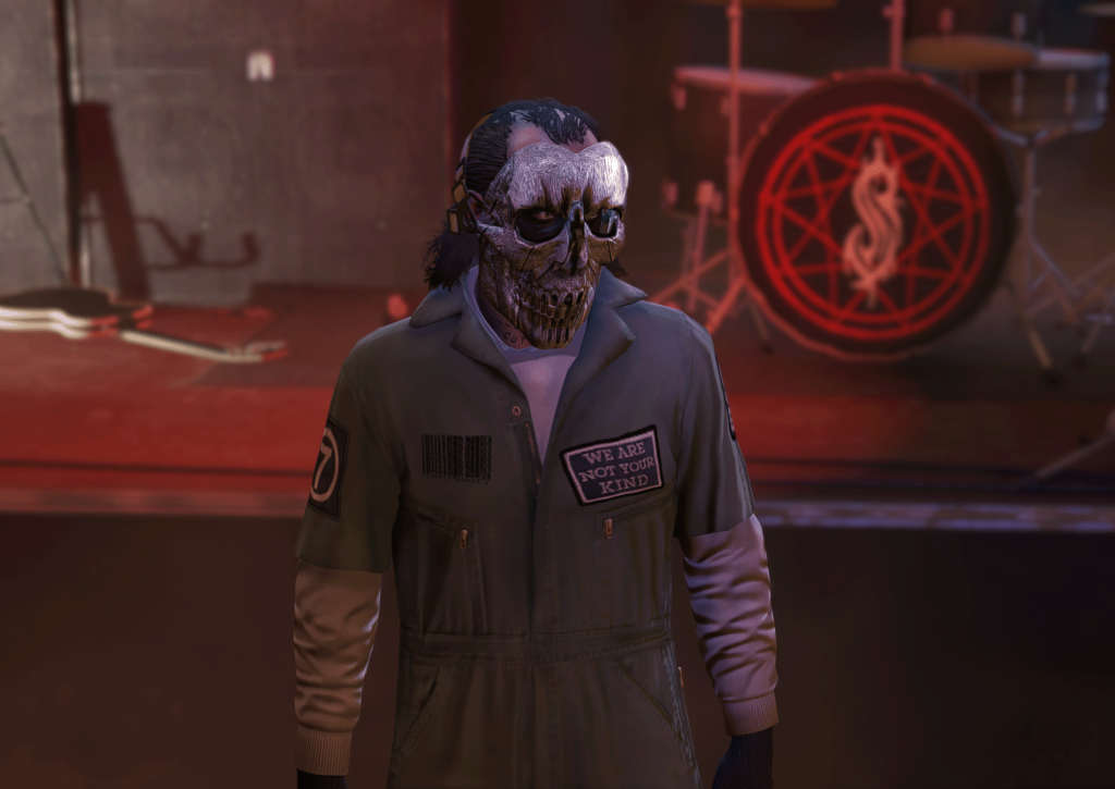 Mick Thomson SLIPKNOT jumpsuit, face paint, and mask for Trevor V1.0