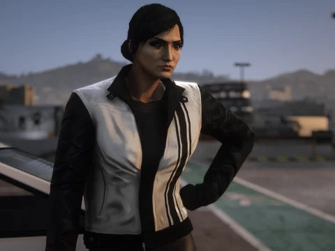 Modified Leather Jacket for MP Female V1.0