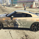 [Itasha] Nissan GTR R35 Bocchi The Rock ! (Ryou)