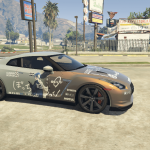 [Itasha] Nissan GTR R35 Bocchi The Rock ! (Ryou)