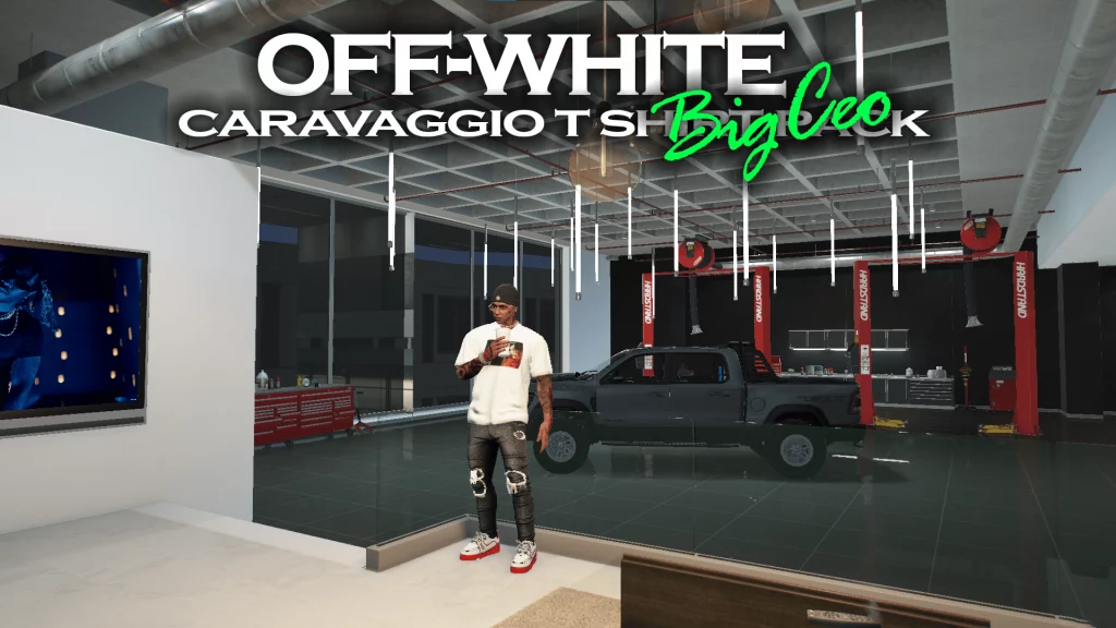 Off White Caravaggio T-Shirt Pack For MP Male V1.0