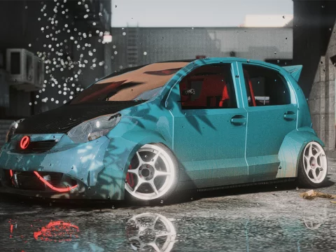 Perodua Myvi Wide Body [Add-On | Tuning] V1.0
