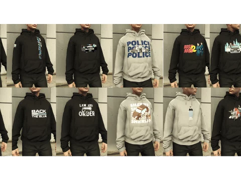 Police Hoodie for MP Male V1.0