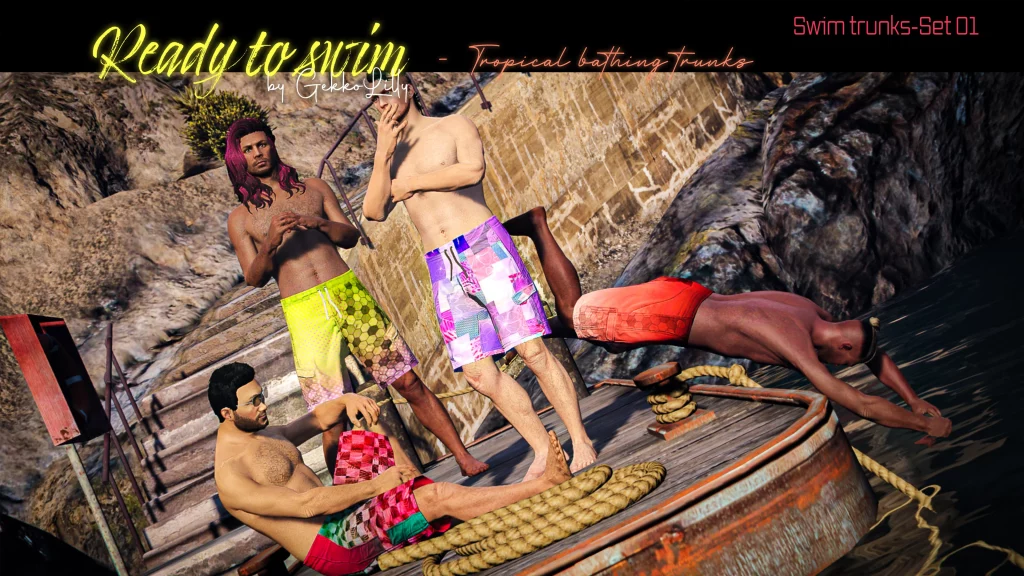 Ready to swim - bathing trunks for MP male V1.0