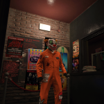 Shawn Crahan SLIPKNOT jumpsuit, face paint, nose, and two masks for Michael V1.0