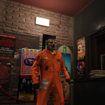 Shawn Crahan SLIPKNOT jumpsuit, face paint, nose, and two masks for Michael V1.0