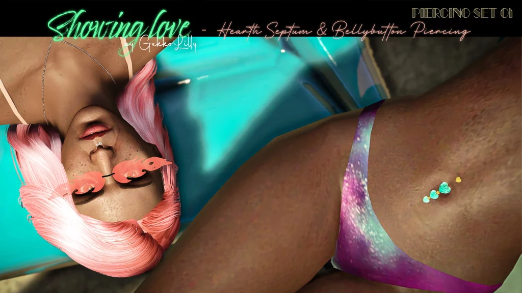Showing Love - Septum & Bellybutton Piercing for MP female V1.0