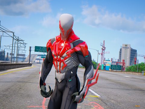 SpiderMan PS4 (2099 WhiteSuit) V1.0