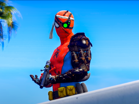SpiderMan PS4 (Spider Cyborg Suit) V1.0