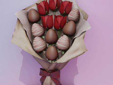 Strawberry Bouquet - Prop V1.0