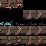 Summer Soul - Jerseydress, Sneaker & Sandals for MP female V1.0