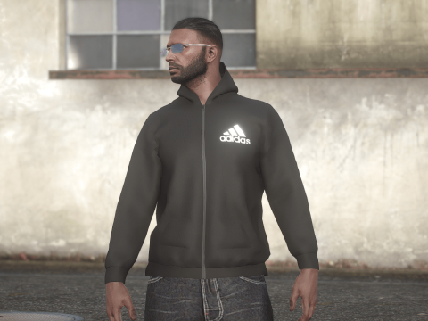Zip Up Hoodie for MP Male V1.0