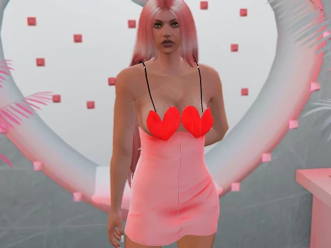 Valentine's dress for MP Female