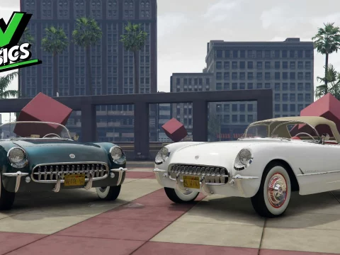 1954 Chevrolet Corvette [Add-On | VehFuncs V | Tuning | Sound | LODs] V1.0