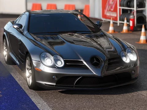 2005 Mercedes-Benz SLR McLaren [Add-On | Template | Extras] Reworked V1.0
