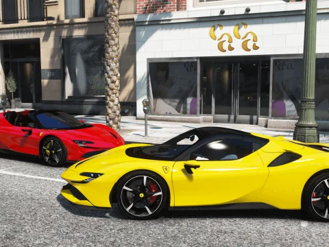2022 Ferrari SF90 Spider [Add-On | Animated Roof ]