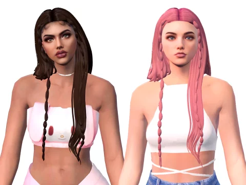 Baby Braids Hair for MP Female V1.0