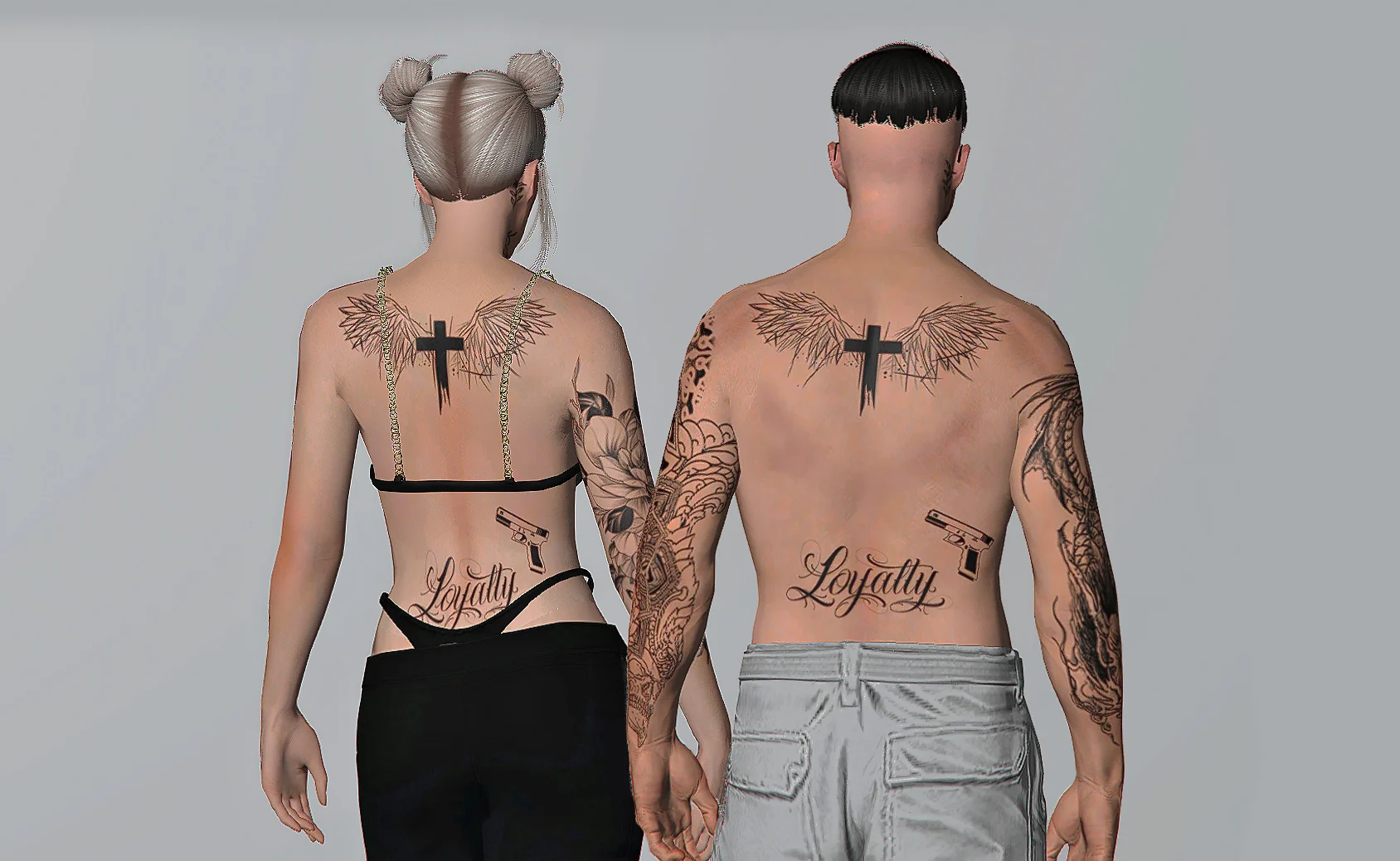 sugar owls In My Memory  Full body tattoo  Sims 4 tattoos Sims 4 mods  clothes Sims 4
