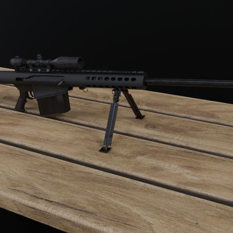 Barrett M82A1 [Replace | Animated] V1.0 – GTA 5 mod