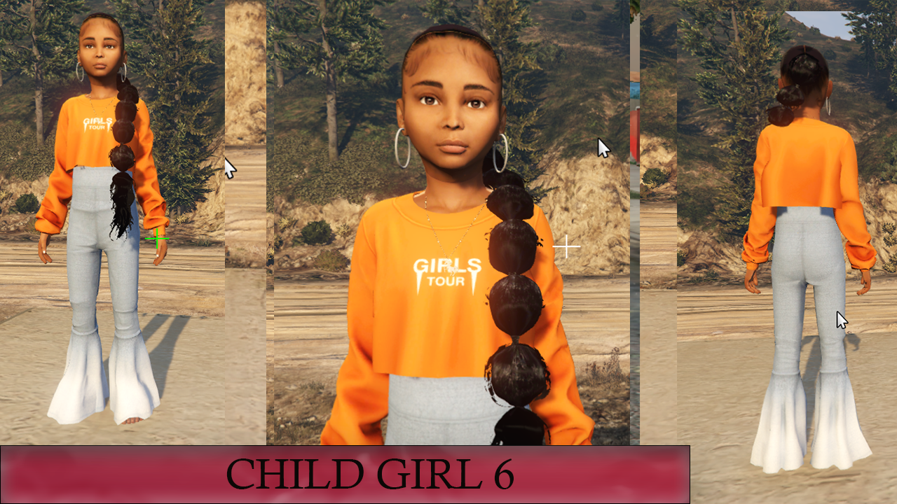 Child Girl 6 Add On Ped Fivem Gta 5 Mod