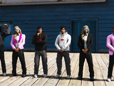 Crash Adams Clothing For MP Male & MP Female (ALTV, FIVEM, SINGLE PLAYER)