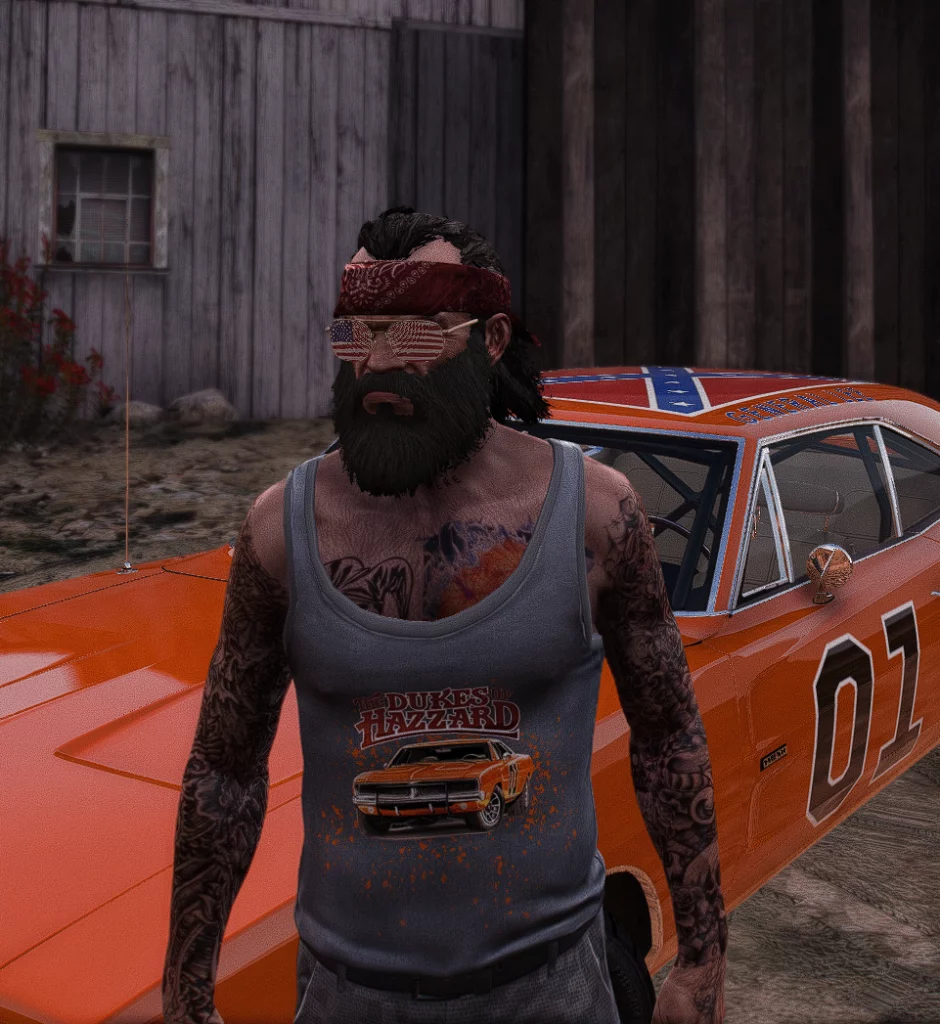 Dukes of Hazzard Tank Tops for Trevor V1.0