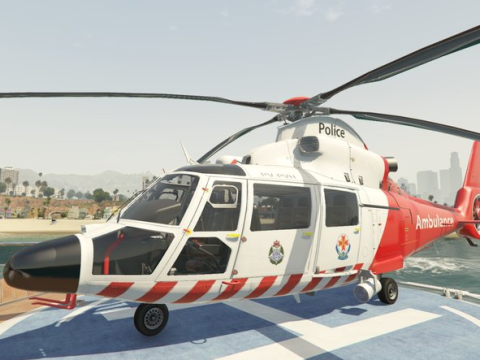 Eurocopter AS-365 Air Ambulace V2.0 (add-on)