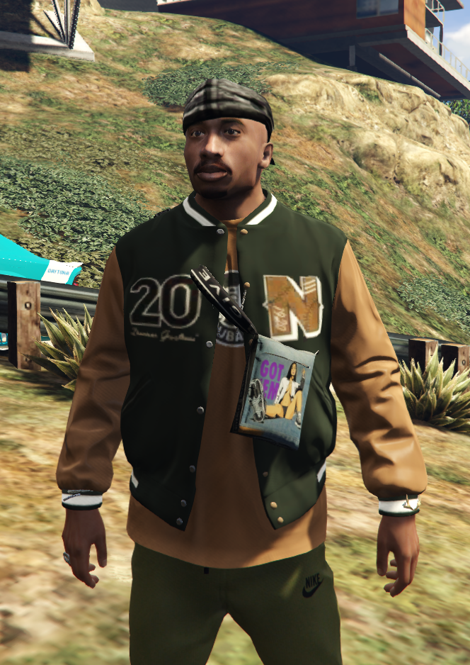 Franklin NLBM jacket and shirt V1.0 – GTA 5 mod