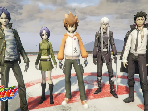 Katekyo Hitman Reborn Pack [Add-On Ped] V1.0