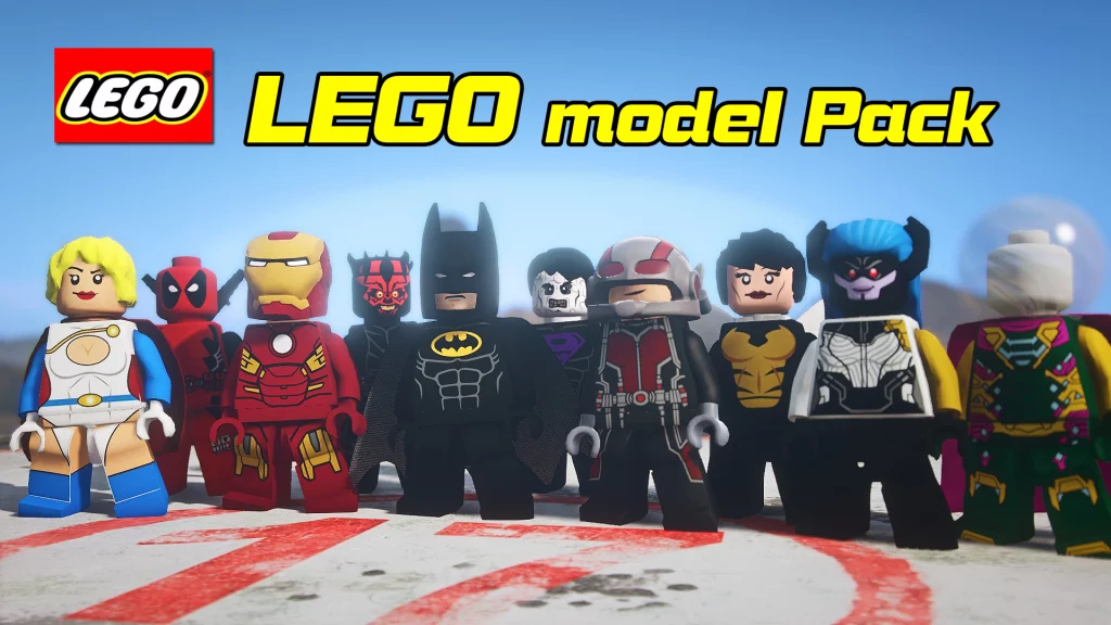 LEGO model pack [Add-On Ped] 
