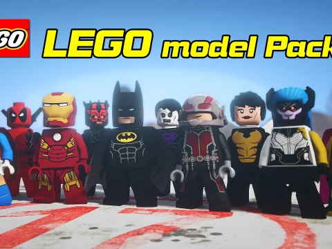 LEGO model pack [Add-On Ped]