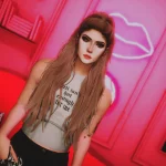 Long hair with braid for MP Female Long hair with braid for MP Female