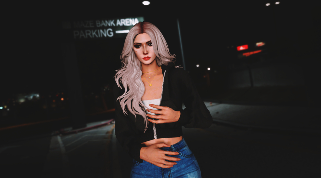 Long messy hair for MP Female V1.0