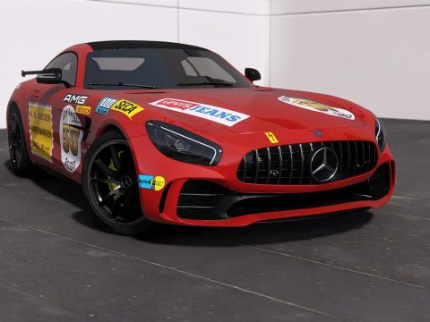 Mercedes-Benz AMG GT R 2017 Red Pig