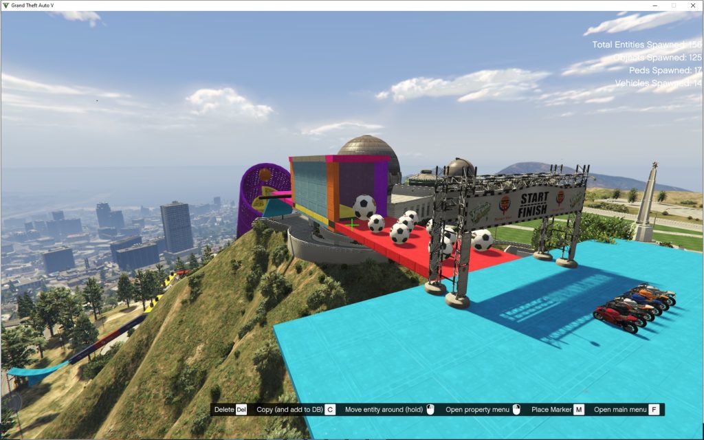 Stunt maps Motorcycle challenge Red hulk bridge Easy mode V1.0