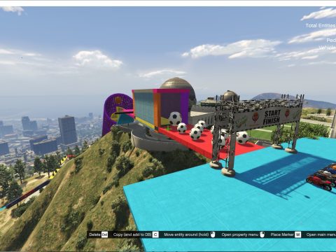 Stunt maps Motorcycle challenge Red hulk bridge Easy mode V1.0