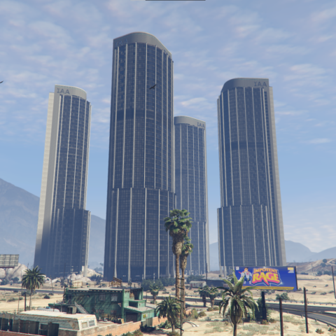 Tall IAA Buildings [Menyoo] V1.1 – GTA 5 mod