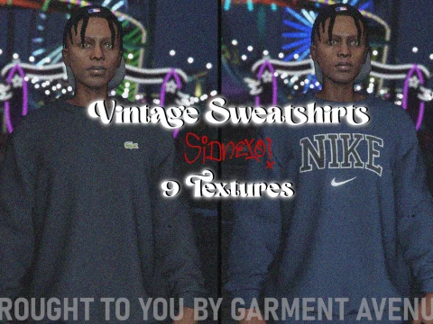 Vintage Sweatshirt Pack [MP Male] V1.0
