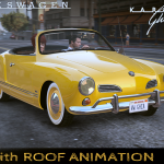 Volkswagen Karmann Ghia cabrio [Add-On | Roof Animation | LODs] V1.0