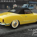 Volkswagen Karmann Ghia cabrio [Add-On | Roof Animation | LODs] V1.0
