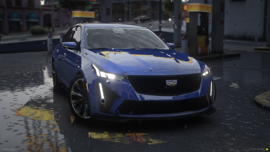 2022 Cadillac CT5V Black Wing [Addon/FiveM] V1.0 GTA 5 mod