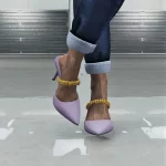Chain Pointy Toe Mule for MP Female V1.0 Chain Pointy Toe Mule for MP Female 1.0