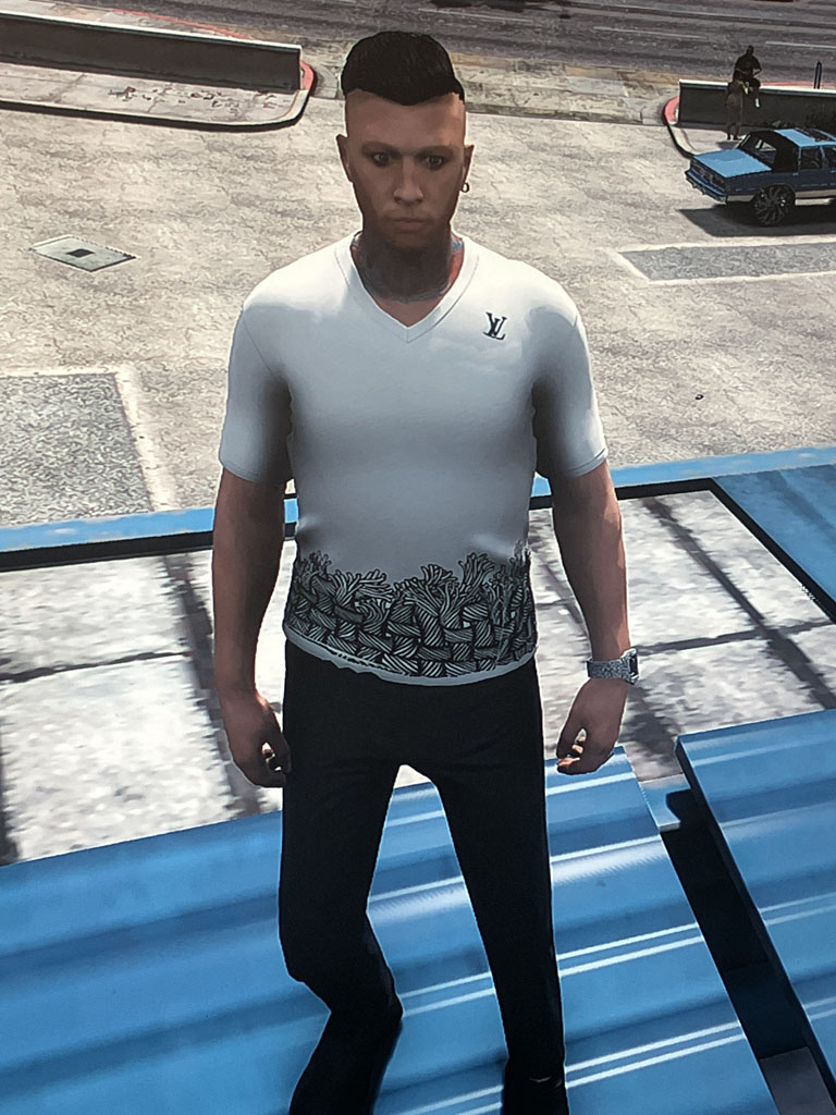 Chris Andersen face texture for MpMale 1.0