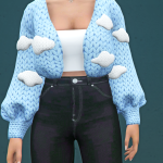 Cloud Cardigan for MP Female 1.02
