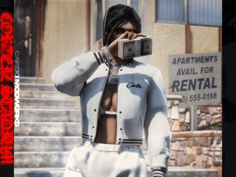 Corteiz Stadium Varsity jacket for MP Female 1.0